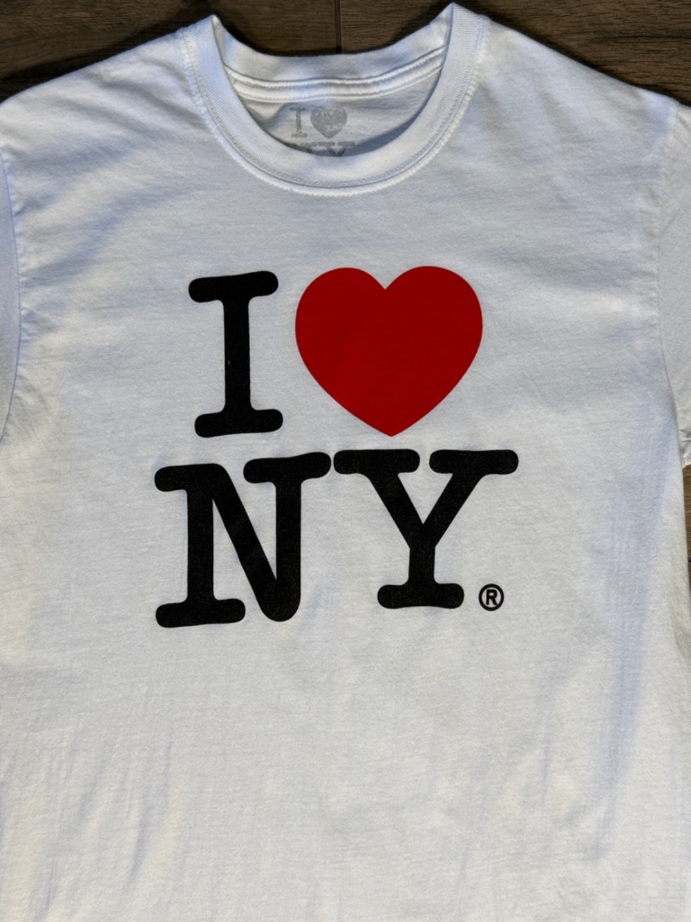 I LOVE NEW YORK Streetwear Short‎ Sleeve White T-Shirt Small Unisex - Picture 4 of 11